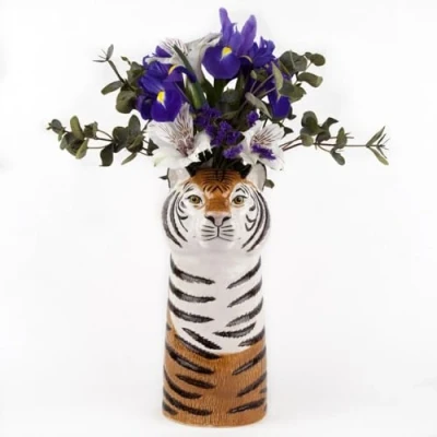 Image of Quail Ceramics Tiger Flower Vase Large
