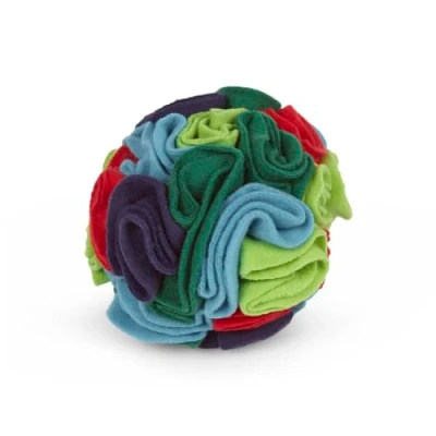 Image of Petface Fabric Snuffle Ball Pet Treat Puzzle Toy (Pack of 1)