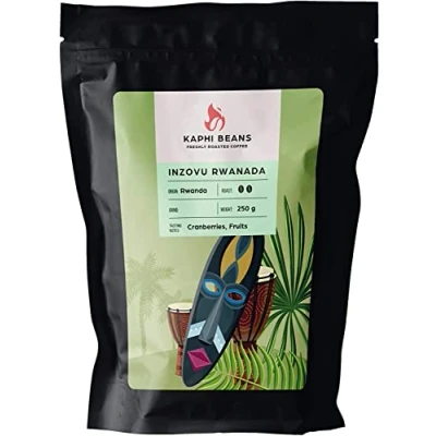Image of Kaphi Beans Single Origin Medium Roast Inzovu Rwandan Coffee Freshly Roasted (Wholebean, 2kg)