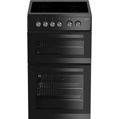 Image of Beko KDVC563AK 50cm Double Oven with Ceramic Hob in Black