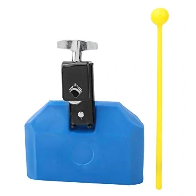 Image of Bnineteenteam Plastic Percussion Instruments Block Latin Drum Kit Blue Musical Instrument