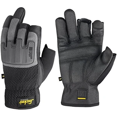 Image of Snickers Power Open Gloves Black/Rock Grey 10