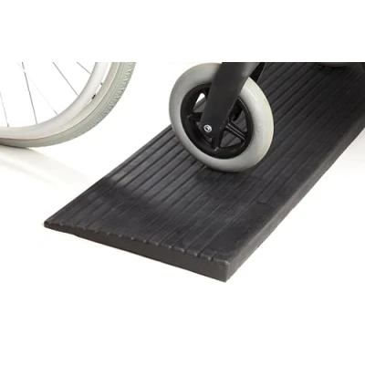 Image of The Ramp People Rubber Threshold for Doorways 4mm 100mm (12mm) Scooter and Wheelchair