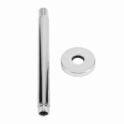 Image of Shower Arm Wall Mounted Stainless Steel Top Round Extension Arms Pipe for Bathroom Ceiling Head Accessories(8 Inch)