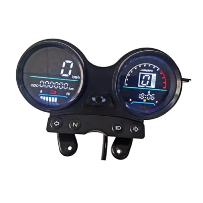 Image of Digital Tachometer Motorcycle Odometer Speedometer 12V For Ybr 125 Replacement Fuel Meter Gauge