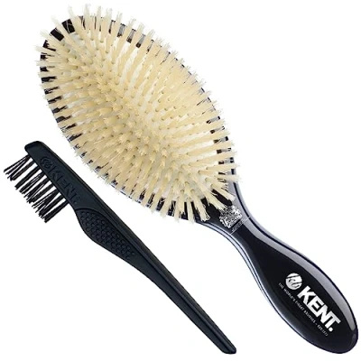 Image of Kent Large Pure Soft White Bristle Cushioned Brush CSGL (PACK OF 1)