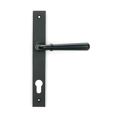 Image of From the Anvil Newbury Slimline Lever Espag. Lock Set Matt Black