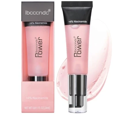 Image of Moisturizing Gel Face Primer Hydrating Based Foundation for Smoothing Skin &amp; Grips Makeup (pink)