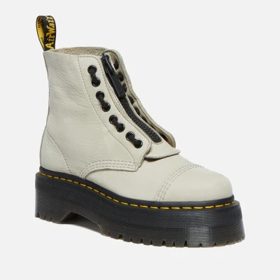 Image of Dr. Martens Women&#039;s Sinclair Leather Zip Front Boots UK 3