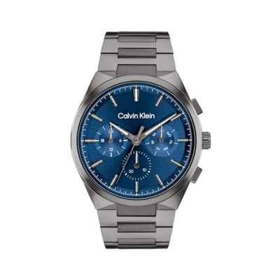 Image of Calvin Klein Analogue Multifunction Quartz Watch for Men DISTINGUISH Collection with Stainless Steel Bracelet 25200443