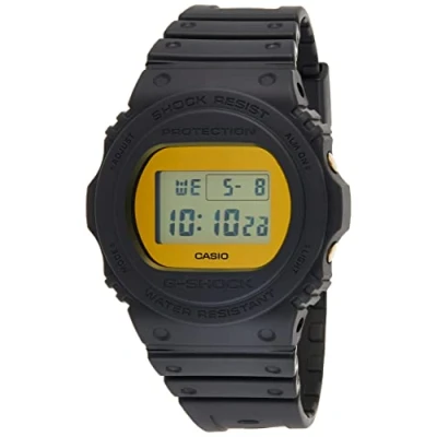 Image of G Shock DW 5700BBMB 1DR Digital Quartz Black Resin Men&#039;s Watch