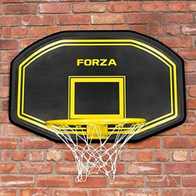 Image of FORZA Junior Wall Mounted Basketball Backboard &amp; 18in Hoop Indoor/Outdoor