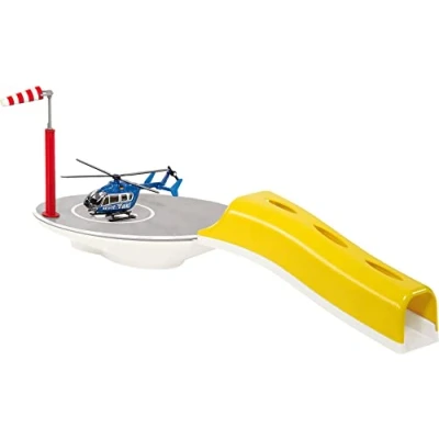 Image of siku 5506, Heliport with Heli Taxi helicopter at a 1:87 scale, Plastic/Metal, Multicolour, Compatible helicopters 1:50 and Versatile