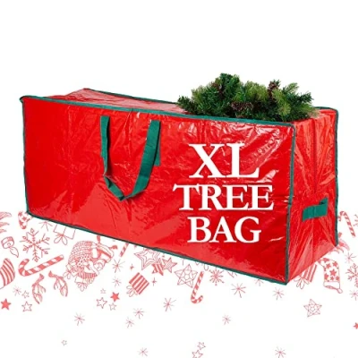 Image of DSL Christmas Tree Storage Bag with Handles Easy to Store Bag, Fits Up 8ft Tall Trees