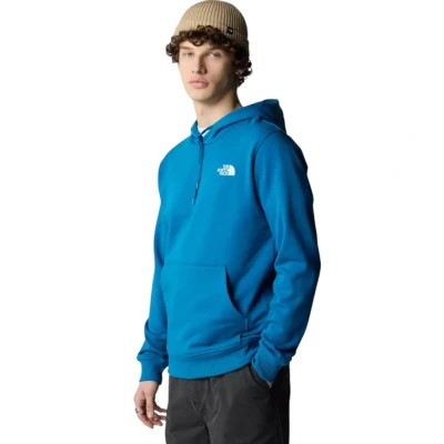 Image of The North Face Mens Simple Dome Hoodie Blue Cotton Size Large