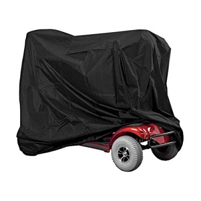 Image of Mobility Scooter Rain Cover, Waterproof 66.9 x 24.0 46.0 inches Heavy Duty Wheelchair Storage Protective Cover for Disability Protects from Dust Sun