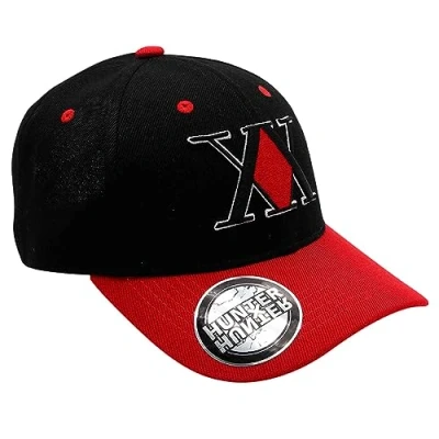 Image of ABYstyle Hunter X Cap black &amp; Red Emblem, and red, One size