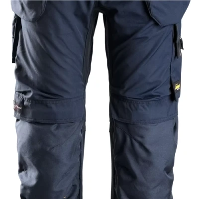 Image of Snickers AllroundWork Work Trousers Holster Pockets Navy/Navy 162