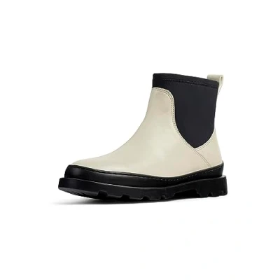 Image of Camper Brutus Ankle boots, Women&#039;s, Size: 3, Off white Leather and textile