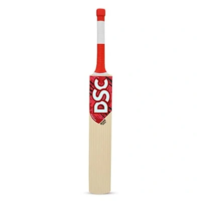 Image of DSC Roar Terra Cricket Bat For Mens and Boys (Beige, Size 3) Material: Kashmir Willow Lightweight Free Cover Ready to play Intermediate Player Ideal Leather Ball
