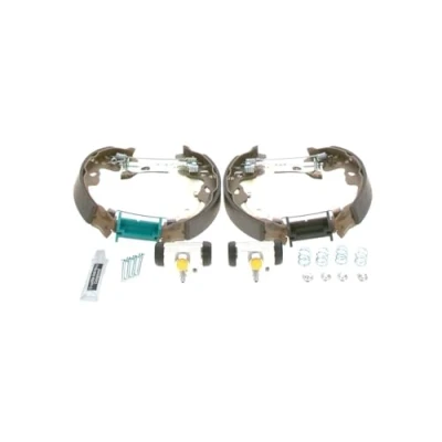 Image of PW891301 brake Set, drum brakes BOSCH 0 204 114 151 with accessories, wheel cylinder TOYOTA: Yaris I Hatchback