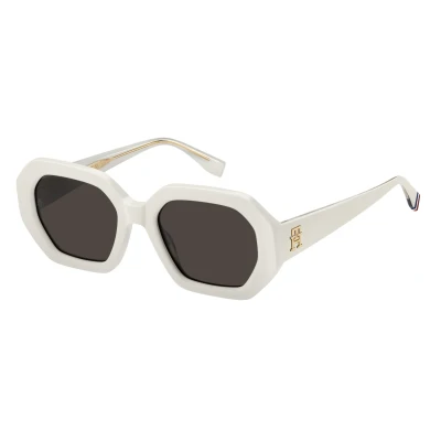 Image of Tommy Hilfiger Sunglasses, Women&#039;s, Size: 52, Ivory