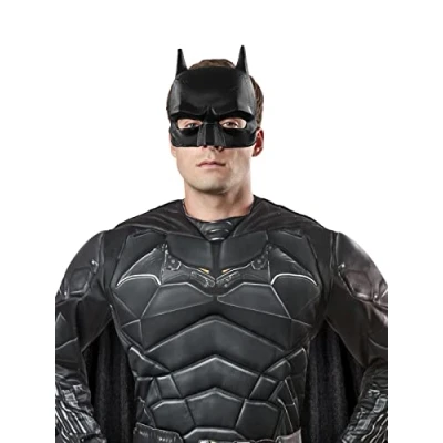 Image of Rubies Men&#039;s DC Batman: The Batman Movie Half Mask, As Shown, One Size