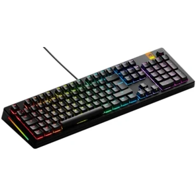 Image of Glorious Gaming GMMK 3 Rapid Trigger Keyboard, Hall Effect, 8K Polling, MX Mechanical &amp; Magnetic Switches, Hotswappable Full Size 100%, Modular Gasket System, Doubleshot PBT keycaps, UK QWERTY Black