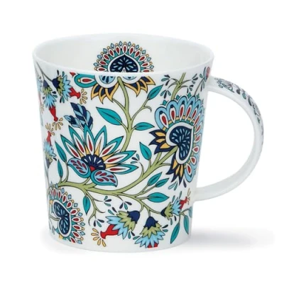 Image of Dunoon Lommond Mug Jacobean 0.32 Litre Fine Bone China (White)