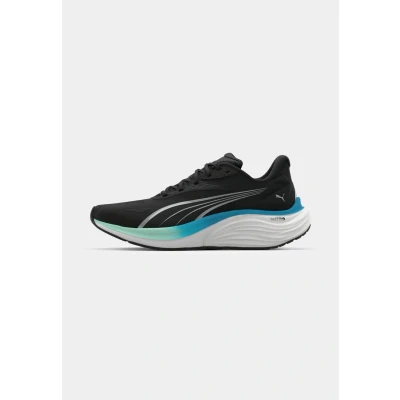 Image of PUMA Men&#039;s Electrify Nitro 4 Road Running Shoe, Black Mint MELT Speed Blue, 7 UK