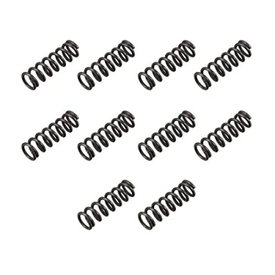 Image of sourcingmap Compression Spring 1.2mm Wire Dia , 8mm OD 25mm Free Length Steel Extension Spring,Black,10Pcs