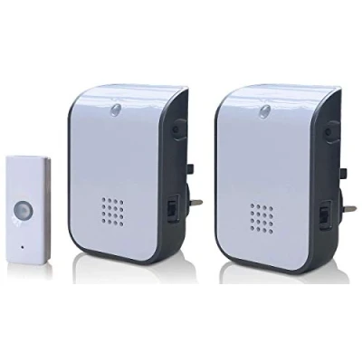 Image of UNI COM Wireless 150m Plug in Doorbell Twin Kit