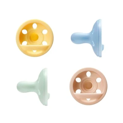 Image of Tommee Tippee Breast like Dummy, Lightweight, One piece Silicone Design, Symmetrical Teat, 0 6m, 4 Pack