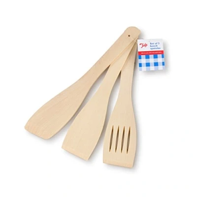 Image of Tala 61A30013 FSC Certified Beechwood Set of 3 Spatulas, Wood