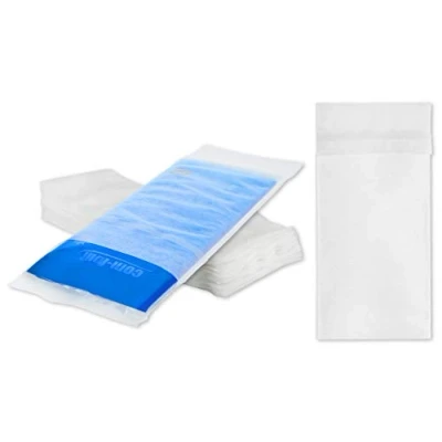 Image of com four® 50x Disposable Nonwoven cover for Cold &amp; Warm Multiple Gel Compression cooling pack Protective to protect your skin