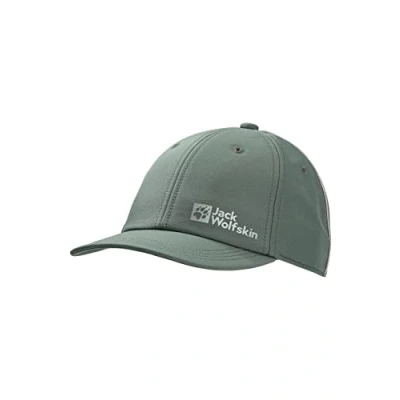 Image of Jack Wolfskin Boy&#039;s Active Baseball Cap, Hedge Green, Standard Size