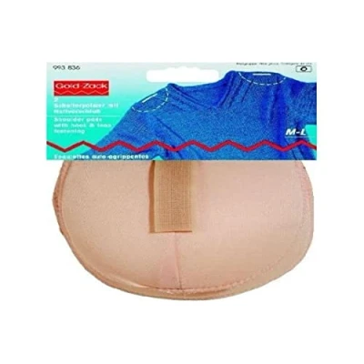 Image of Prym Shoulder Pads Raglan with Hook and Loop Fastening Flesh M L, White, L 115 x 150 11 mm, Haut, 2 Stück, PRYM_993836 1