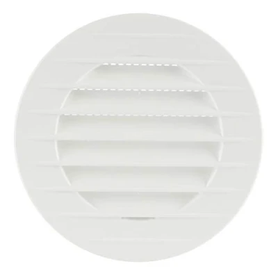 Image of MKK 17969 Ventilation Grille Exhaust Air Outdoor Insect Protection White Grey Brown 60 70 80 90 100 120 125 150 mm Diameter