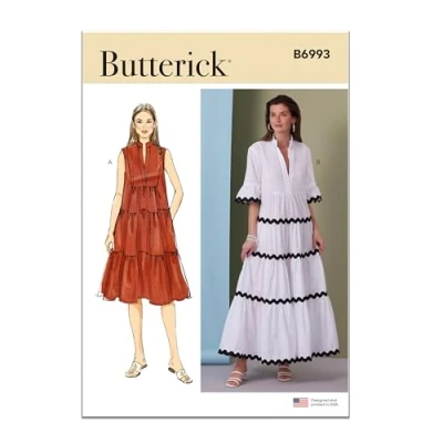 Image of BUTTERICK Paper Pattern B6993K5 Misses&#039; Dresses K5 (8 10 12 14 16)