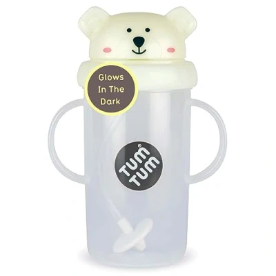 Image of TUM Tippy Up Free Flow Sippy Cup (No Valve), for Toddlers, BPA (Pete Polar Bear 300ml)