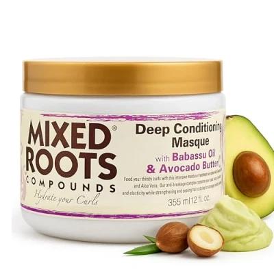 Image of Mixed Roots Compounds Deep Conditioning Masque Babassu &amp; Avocado 355 ml