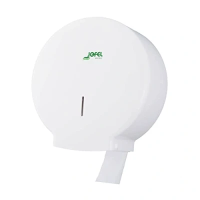 Image of Jofel AE51700 Azur Toilet Roll Holder Medium, 300 m, ABS White Antibacterial
