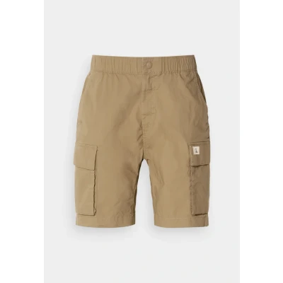 Image of Calvin Klein Jeans Washed Cargo Shorts, Men&#039;s, Size: 30, Stone gray