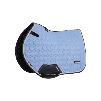 Image of LeMieux Esme EuroJump Saddlepad Corn Blue Small/Medium