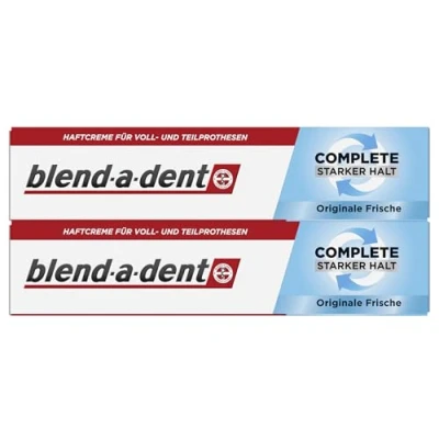 Image of 2 x 47 g Blend a dent Original Super Adhesive Cream Extra Strong Complete
