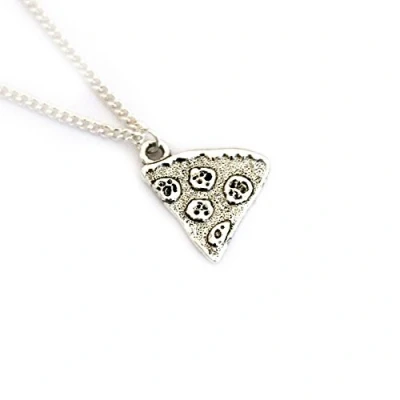 Image of JewelleryJoy Pizza Necklace Slice Best Friends Friendship Pendant for 2 (4 slices)