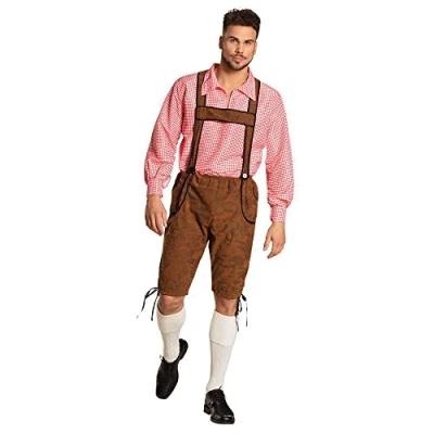 Image of Boland 83571 Adults Costume Bavarian Bursche Werner, Pants and Shirt Size 54/56