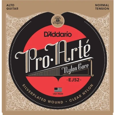 Image of D&#039;Addario Guitar Strings Pro Arte Classical EJ52 Nylon For Alto Guitars Core Normal Tension