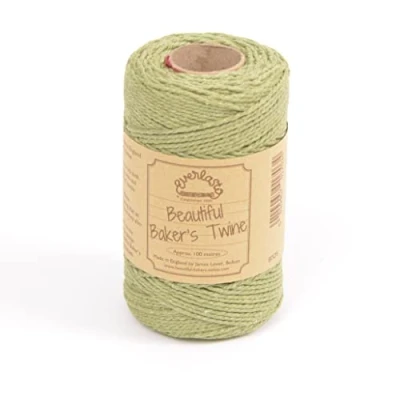 Image of 100m Everlasto &#039;Solid&#039; Beautiful Baker&#039;s Cotton Craft Twine (2mm Approx) (SAGE Green)