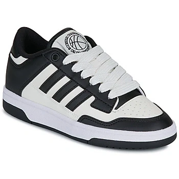 Image of adidas RAPID COURT LOW J boys&#039;s Children&#039;s Shoes (Trainers) in Black